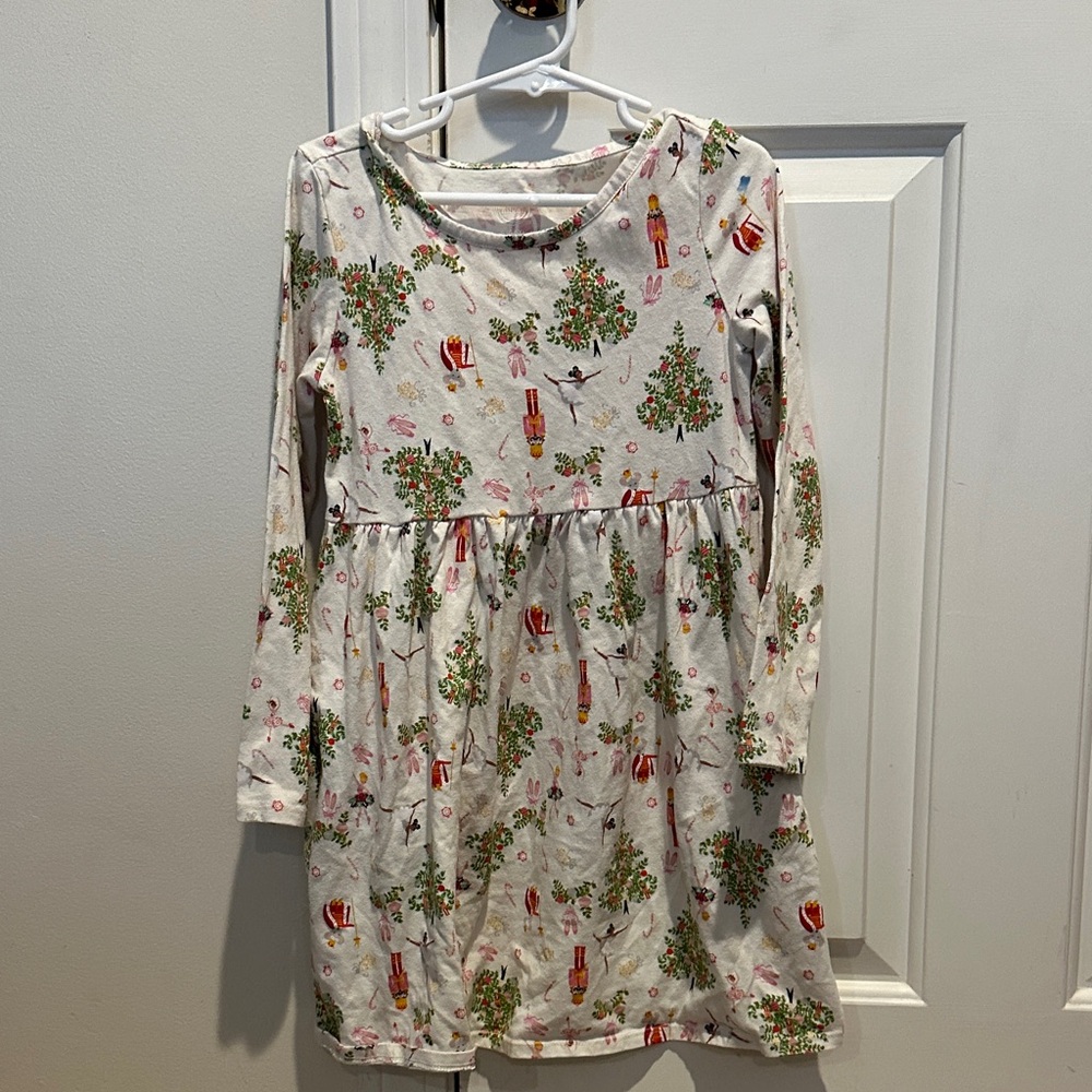 Wonder Nation nutcracker themed Long-Sleeve Dress